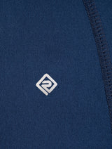 Ronhill Women's Tech Contour Jacket in Dark Navy - reflective logo tab detail