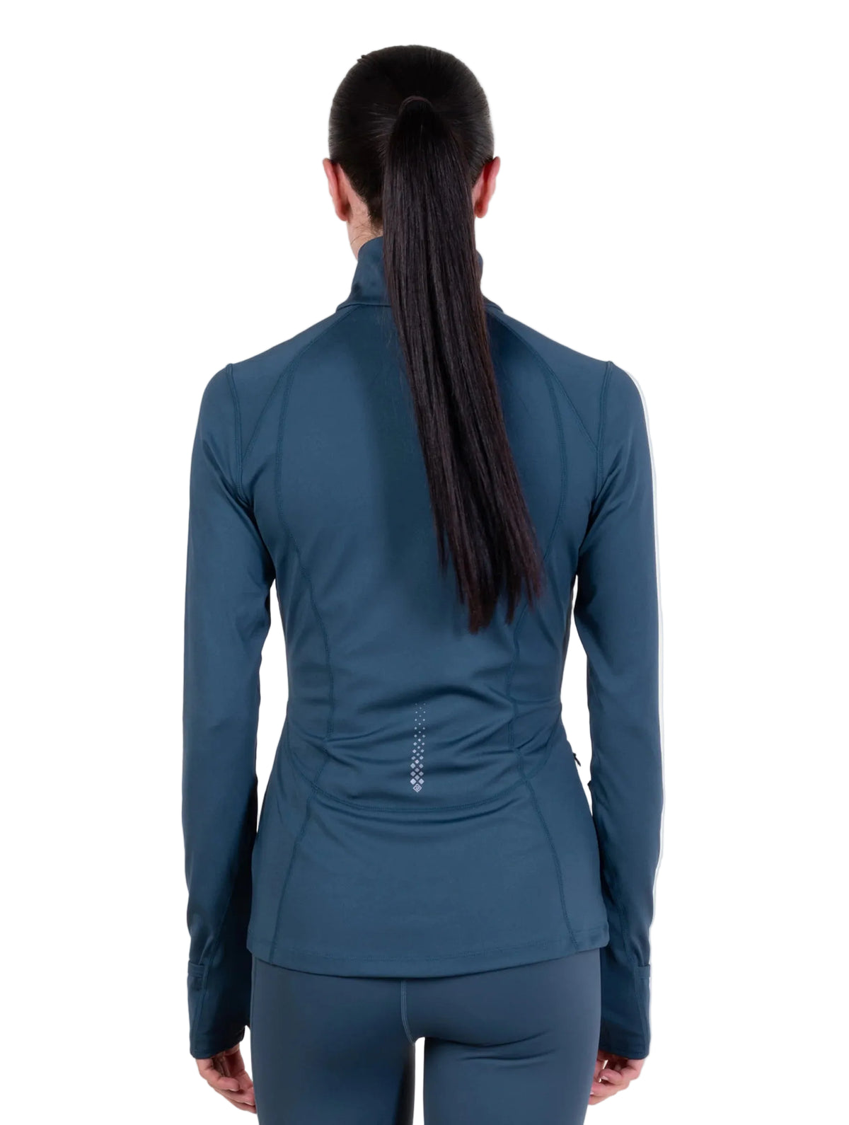 Ronhill Women's Tech Contour Jacket in Evening Haze - front, full body, worn