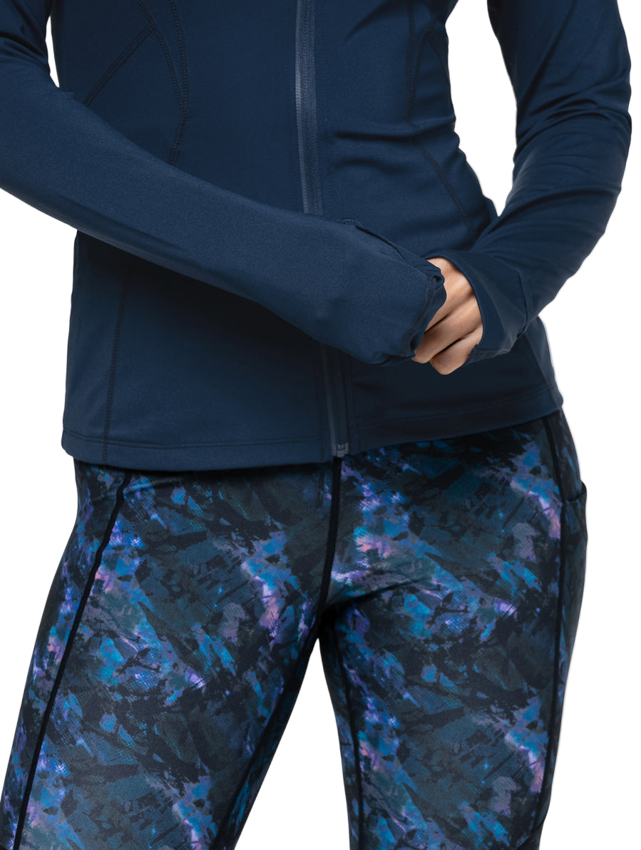 Ronhill Women's Tech Contour Jacket Outdoor Action Dark Navy - Detail