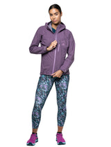 Ronhill Women's Tech GORE-TEX Mercurial Jacket 2 Dark Iris - centre front zip detail, 2