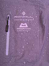 Ronhill Women's Tech GORE-TEX Mercurial Jacket 2 Dark Iris - waterproof fabric detail