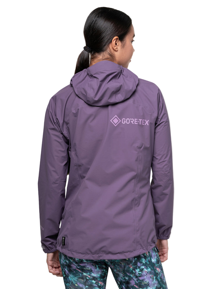 Ronhill Women's Tech GORE-TEX Mercurial Jacket 2 Dark Iris - worn, back