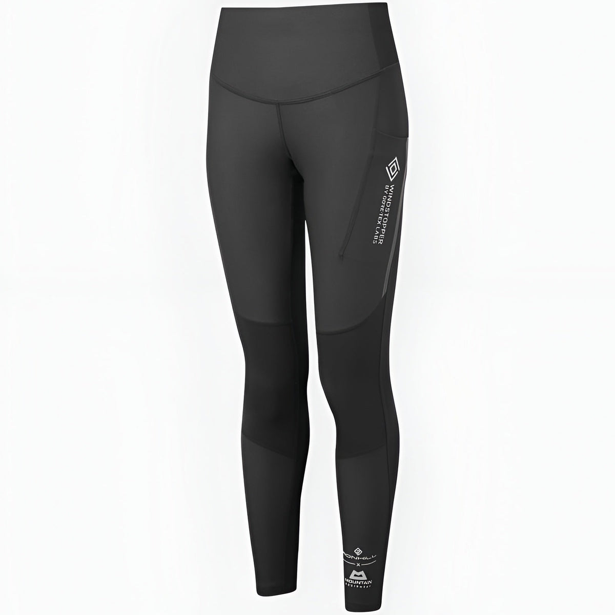 Ronhill Women's Tech GORE-TEX Windstopper Tight All Black - front
