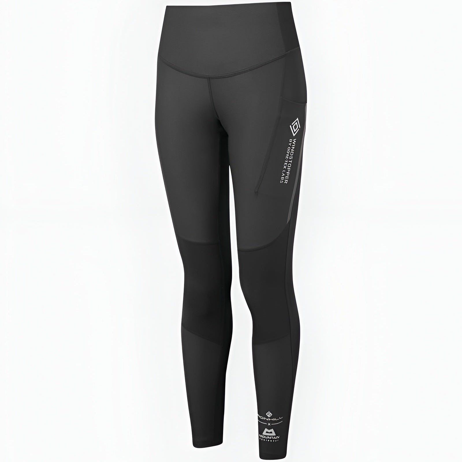 Ronhill Women's Tech GORE-TEX Windstopper Tight All Black - front