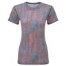 Ronhill Women's Tech Golden Hour S/S Tee Outdoor Action Multi Daydream - Front