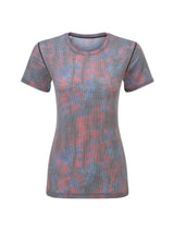 Ronhill Women's Tech Golden Hour S/S Tee Outdoor Action Multi Daydream - Front
