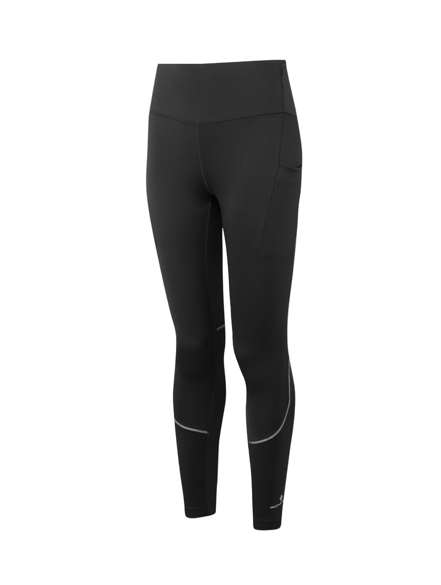 Ronhill Women's Tech Paragon Tight All Black - front