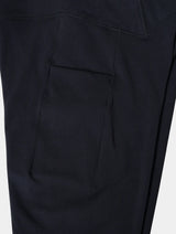 Ronhill Women's Tech Paragon Tight All Black - thigh tuck pocket detail, 2