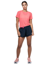Ronhill Women's Tech Race Short in All Black - worn, front