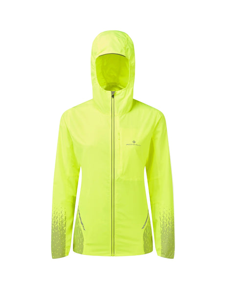 Ronhill Women's Tech Reflect Jacket in Fluo Yellow/Reflect - front