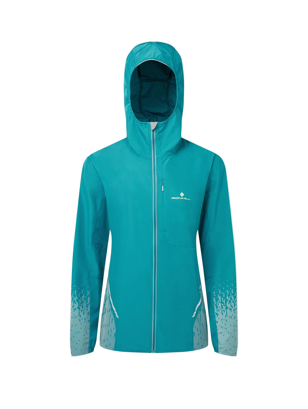 Ronhill Women's Tech Reflect Jacket in Marine/Reflect - front