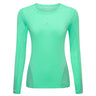 Ronhill Women's Tech Reflect L/S Tee in Florida Marl/Reflect - front