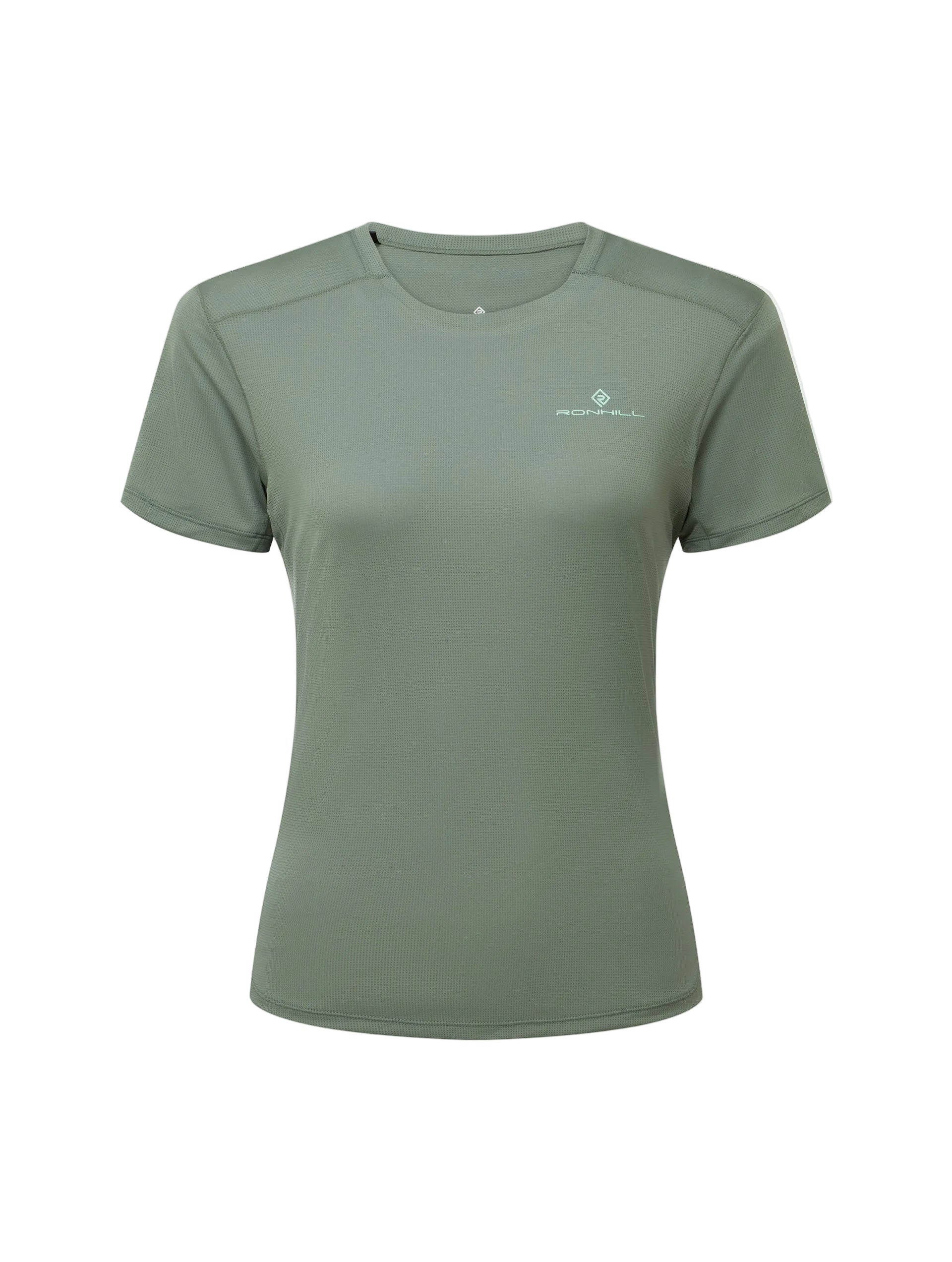 Ronhill Women's Tech S/S Tee in Laurel/Seafoam - front