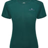 Ronhill Women's Tech S/S Tee in Seaweed/Iris - front
