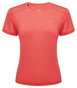 Ronhill Women's Tech S/S Tee in Sorbet Sun/Florida - front