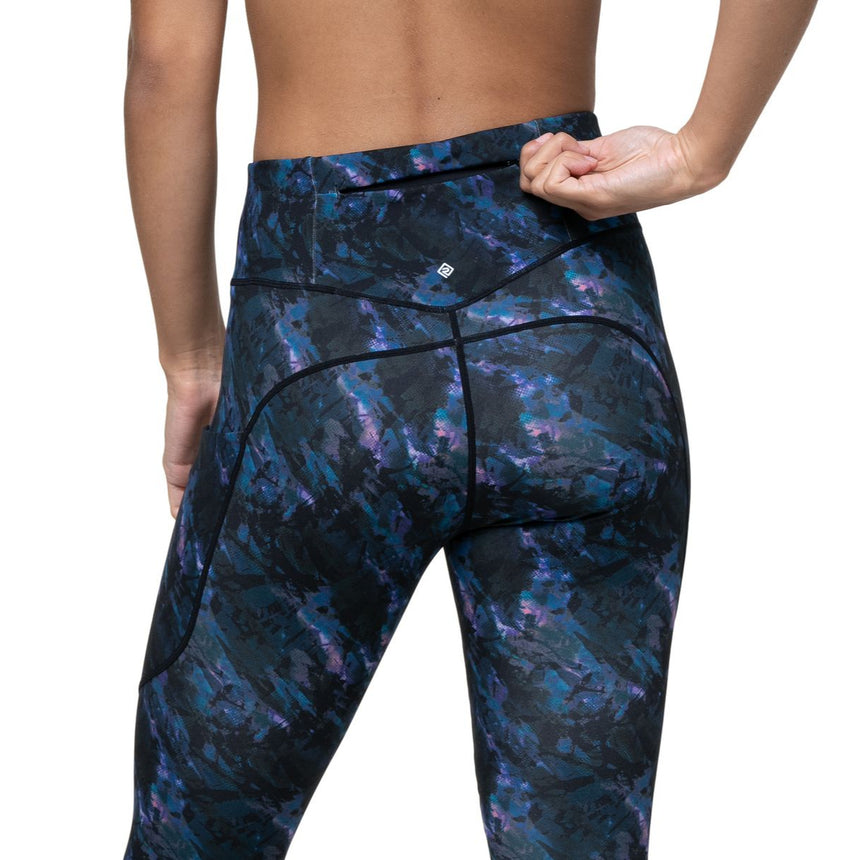 Ronhill Women's Tech Tight in Cosmic - back pocket detail