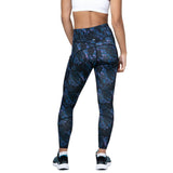 Ronhill Women's Tech Tight in Cosmic - back, worn