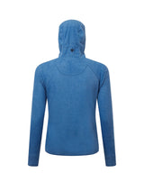 Ronhill Women's Tech Winter Primaloft Hoodie in Lumiere/Sumac - back, hood down, close crop