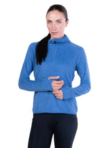 Ronhill Women's Tech Winter Primaloft Hoodie in Lumiere/Sumac - front, worn