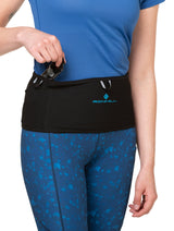 Ronhill 360 Waistband Outdoor Action All Black- Stash Pocket 1