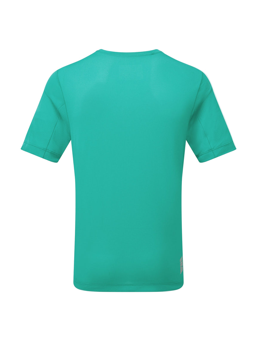 Ronhill Men's Tech S/S Tee Outdoor Action Deep Laguna/Seafaring - Back