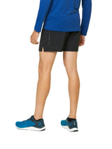 Ronhill Mens Core 5" Short Outdoor Action Black/Bright White- Back Fit