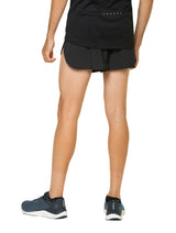 Ronhill Mens Core Racer Short Outdoor Action Black/Bright White- Back Fit