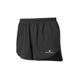 Ronhill Mens Core Racer Short Outdoor Action Black/Bright White- Front
