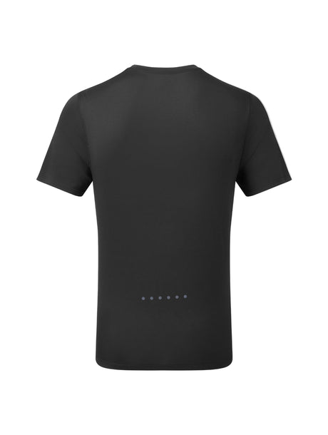 Ronhill Mens Core S/S Tee Outdoor Action Black/Bright White- Back