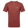 Ronhill Mens Core S/S Tee Outdoor Action Chestnut/Acid- Front
