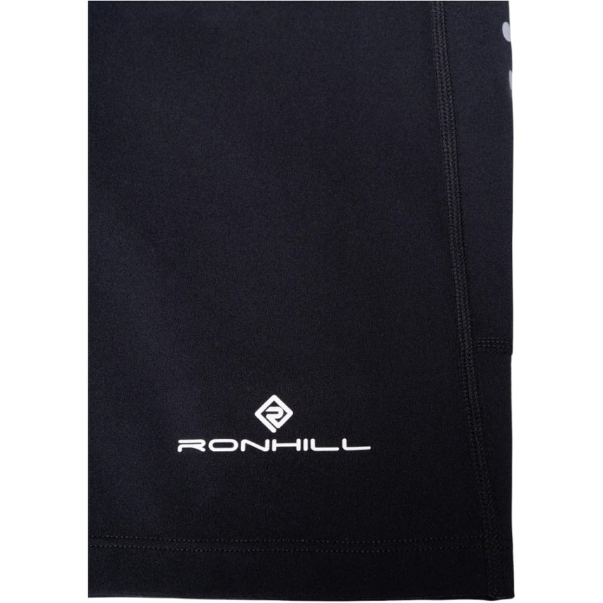 Ronhill Mens Core Stretch Short Outdoor Action All Black- Brand logo