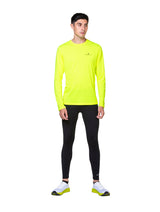 Ronhill Mens Core Tight Outdoor Action All Black- Front Fit on Model