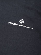 Ronhill Mens Core Vest Outdoor Action Black/Bright White- Brand Logo