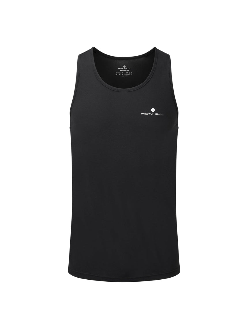 Ronhill Mens Core Vest Outdoor Action Black/Bright White- Front