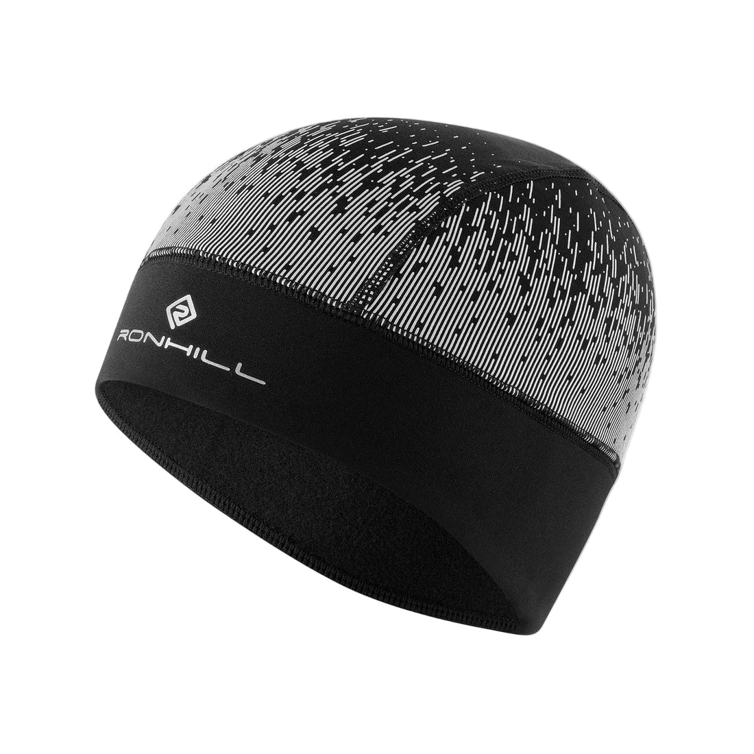 Ronhill Reflect Beanie Outdoor Action Black/Reflect- Front 