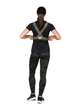 Ronhill Reflect Belt Outdoor Action Fluo Yellow/Reflect- Back Fit on Female Model