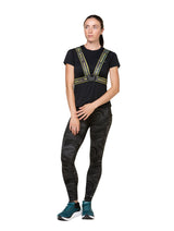 Ronhill Reflect Belt Outdoor Action Fluo Yellow/Reflect- Front Fit on Female Model