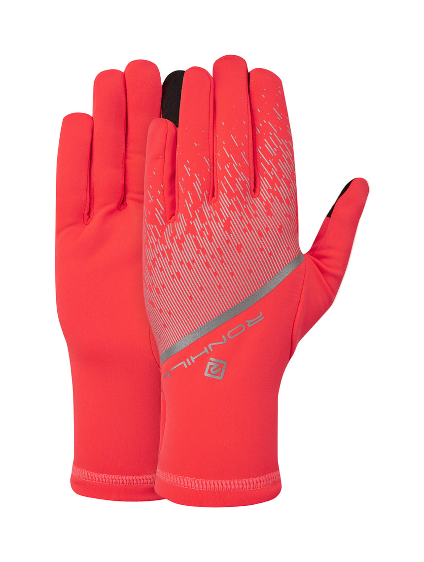 Ronhill Reflect Glove Outdoor Action Hot Coral/Reflect- Product Features