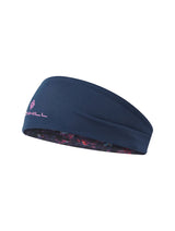 Ronhill Reversible Headband Outdoor Action Dark Navy Twilight- Front