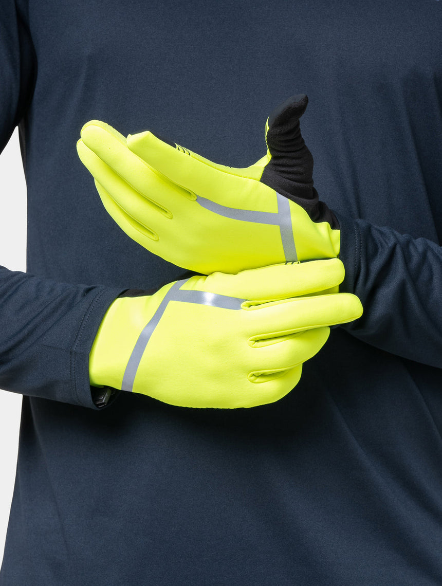 Ronhill Wind-Block Glove Outdoor Action Fluo Yellow- Fit
