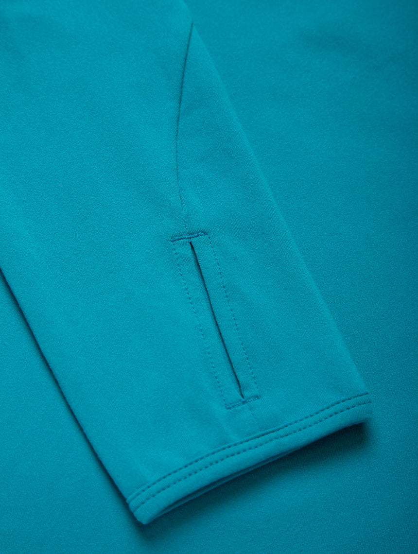 Ronhill Women's Core Thermal 1/2 Zip Outdoor Action Azure/Bright White- Thumb Loop