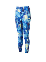 Ronhill Women's Tech Crop Tight Outdoor Action Blue Summer Haze- Front