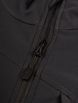 Ronhill Women's Tech GORE-TEX® Windstopper Jacket Outdoor Action All Black- Center Front Zip