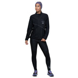 Ronhill Women's Tech GORE-TEX® Windstopper Jacket Outdoor Action All Black- Hem