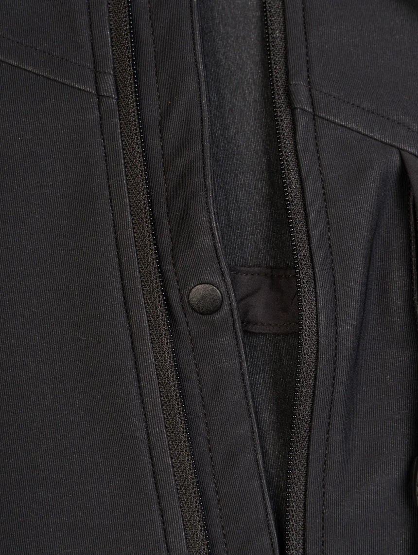 Ronhill Women's Tech GORE-TEX® Windstopper Jacket Outdoor Action All Black- Snap Button