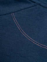 Ronhill Women's Tech Merino 1/2 Zip Outdoor Action Dark Navy/Dusty Tulip- Seams