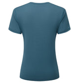 Ronhill Women's Tech S/S Tee Outdoor Action Grape Mallard/Meadow- Back