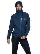 Ronhill Women's Tech Storm Jacket Outdoor Action Dark Navy- Roll away hood