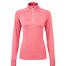 Ronhill Women's Tech Winter 1/2 Zip Outdoor Action Salsa/Mango- Front