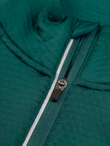 Ronhill Women's Tech Winter 1/2 Zip Outdoor Action Seaweed/Iris- 1/2 zip ventilation